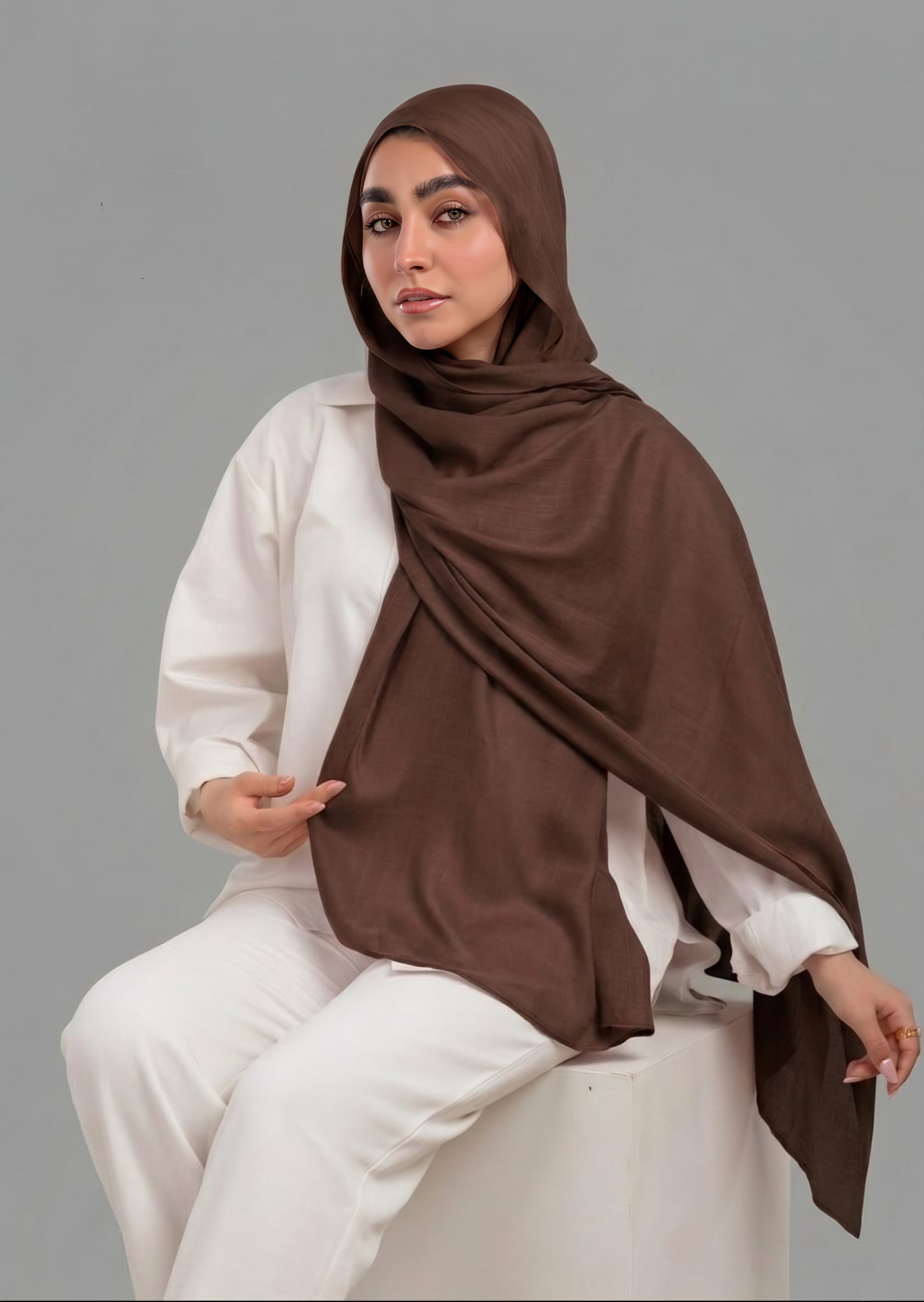 Brown Modal Scarf