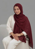Dark Red Modal Scarf