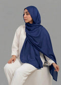 Navy Blue Modal Scarf