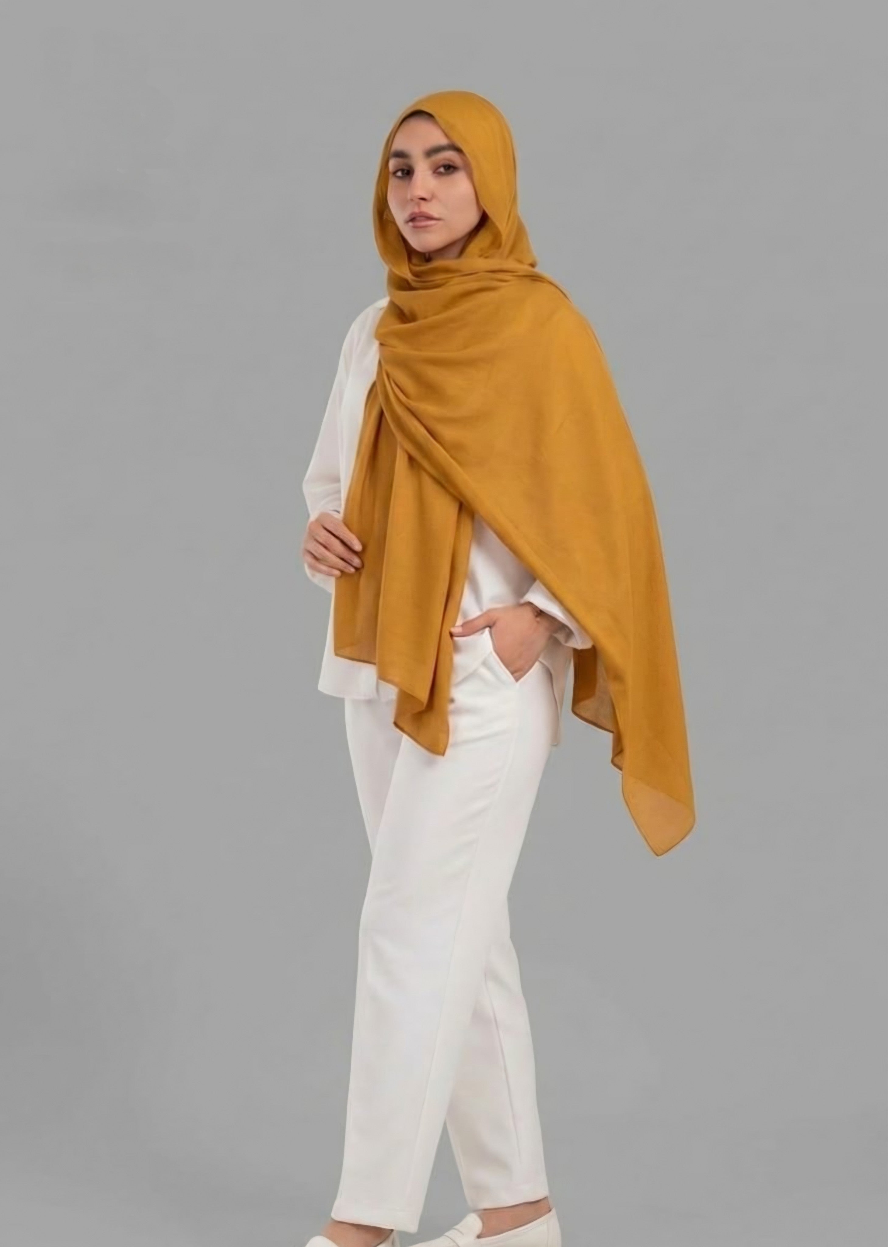 Mustard Modal Scarf