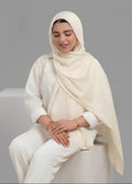 Cream Modal Scarf