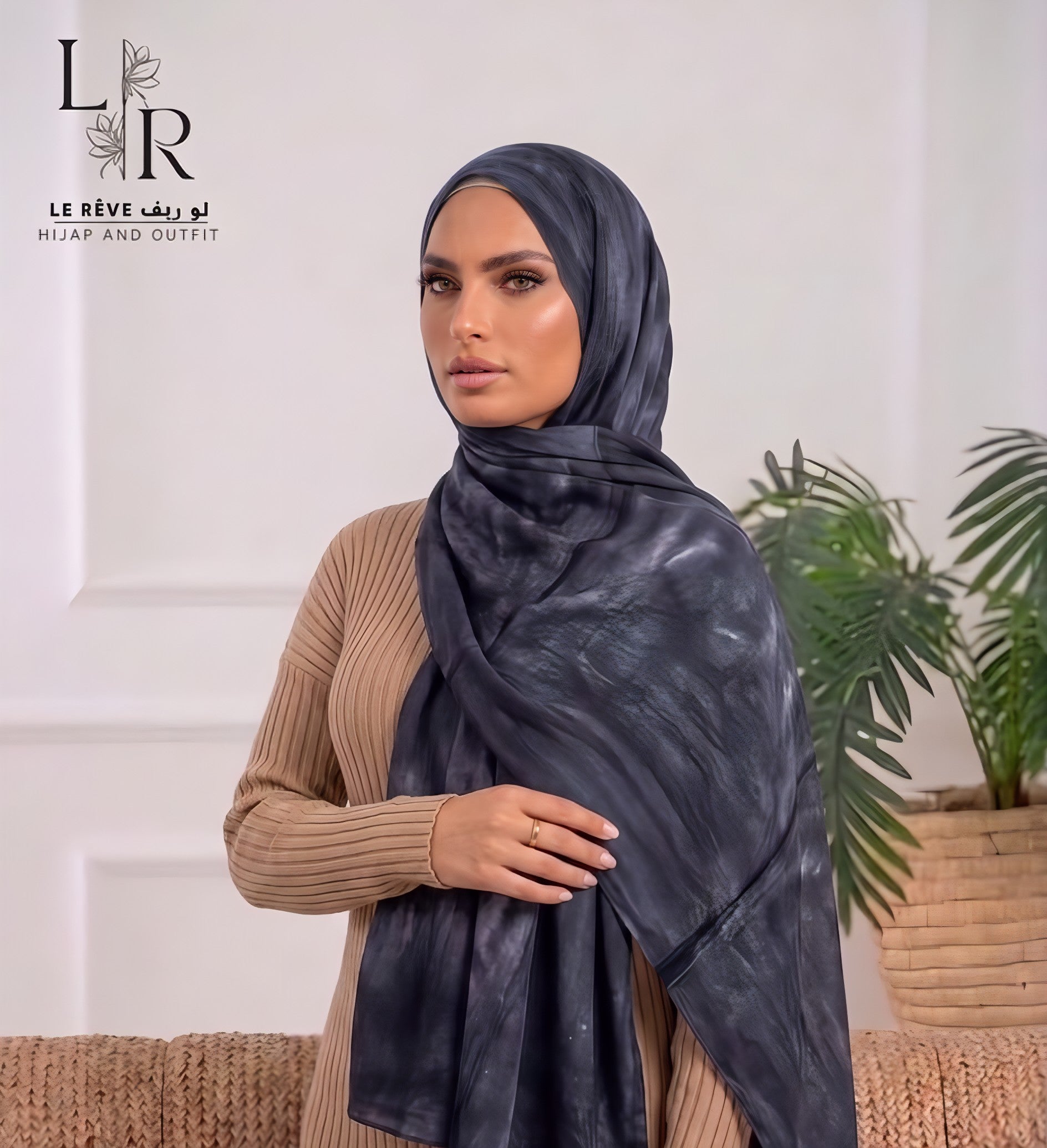 Tie-dye Cotton Scarf