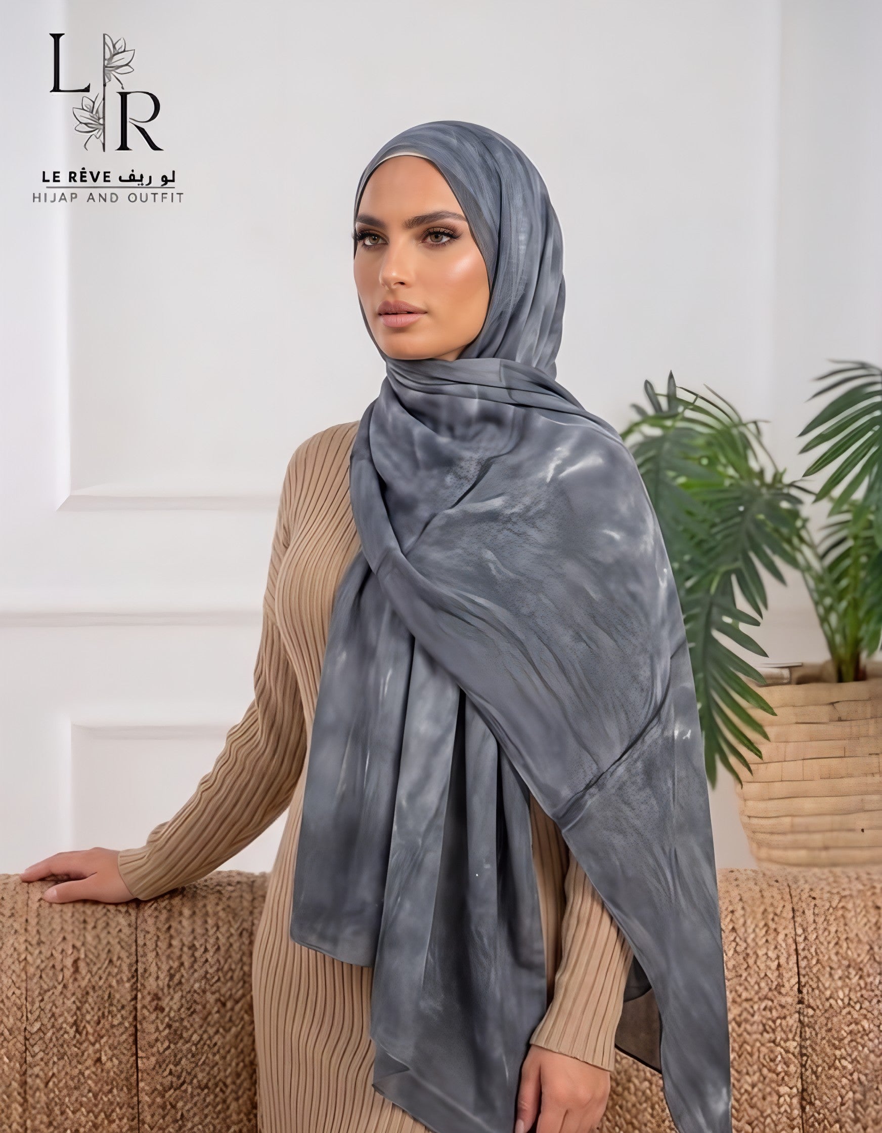 Tie-dye Cotton Scarf