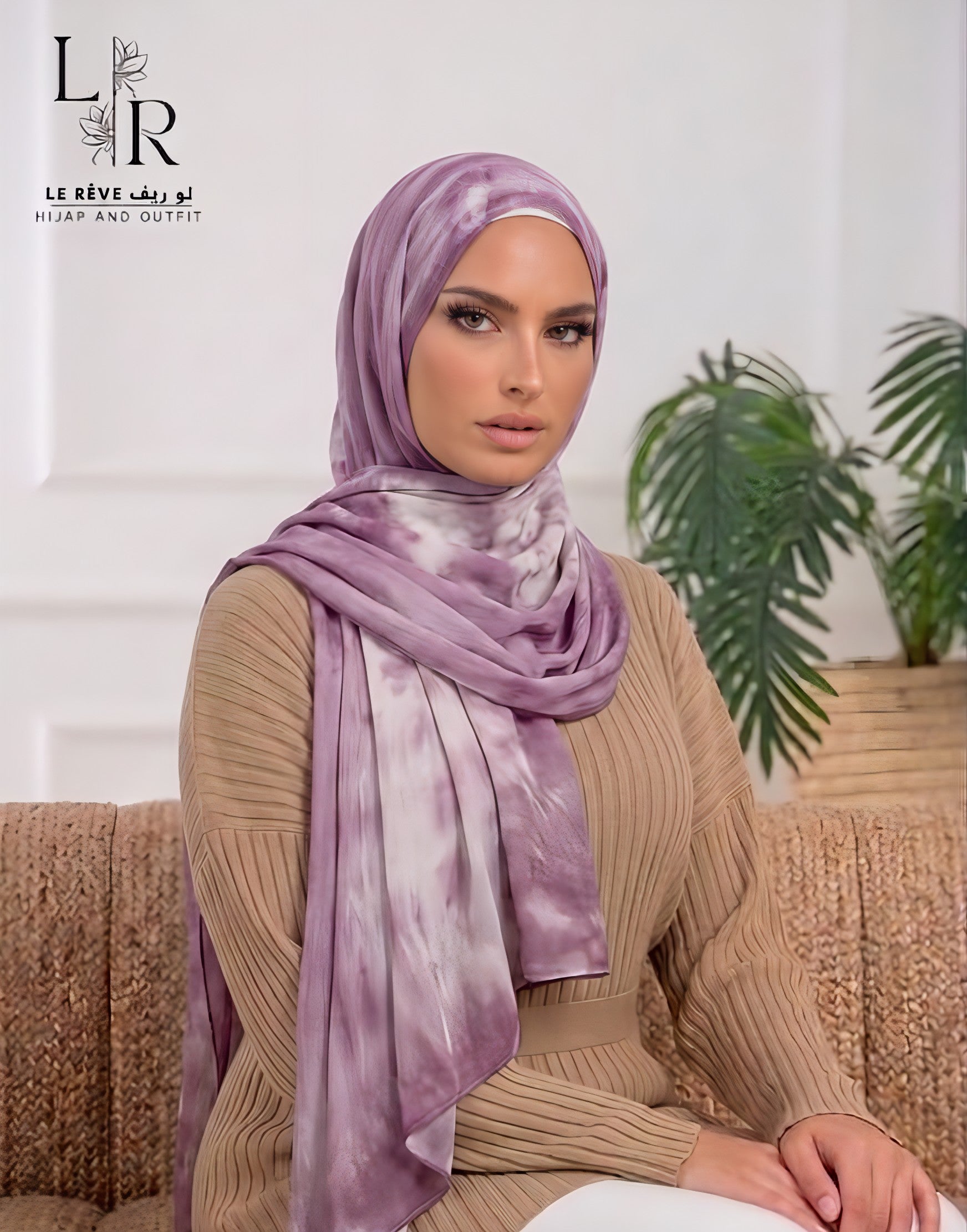 Tie-dye Cotton Scarf