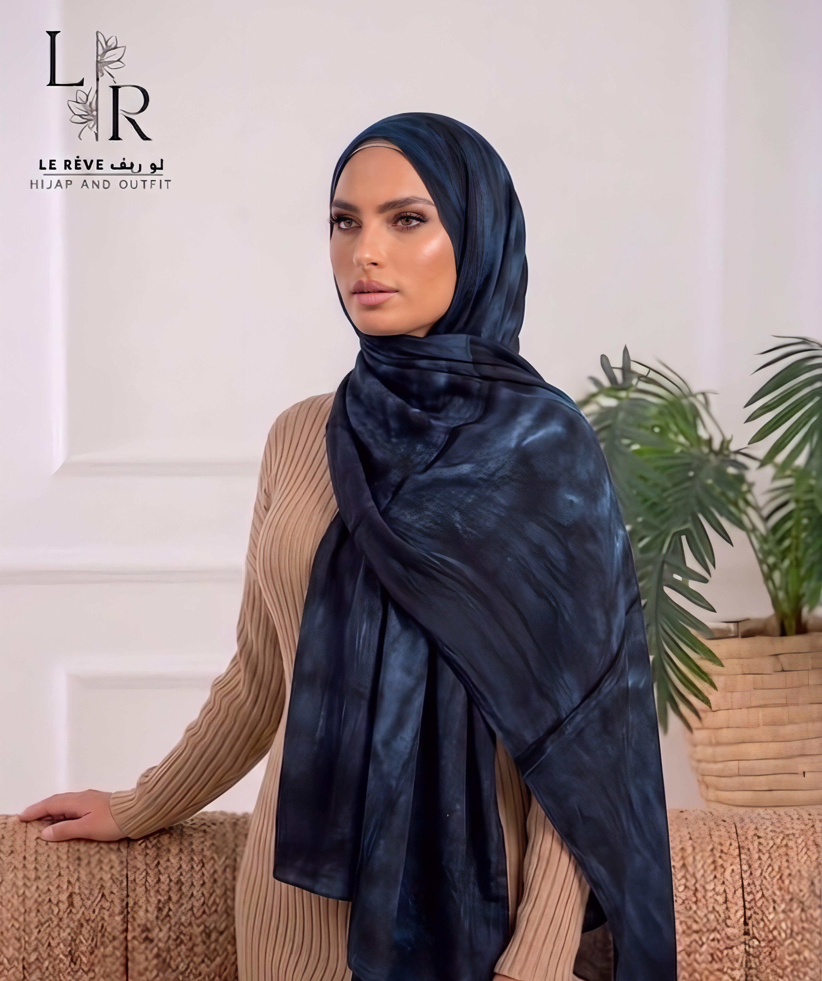 Tie-dye Cotton Scarf