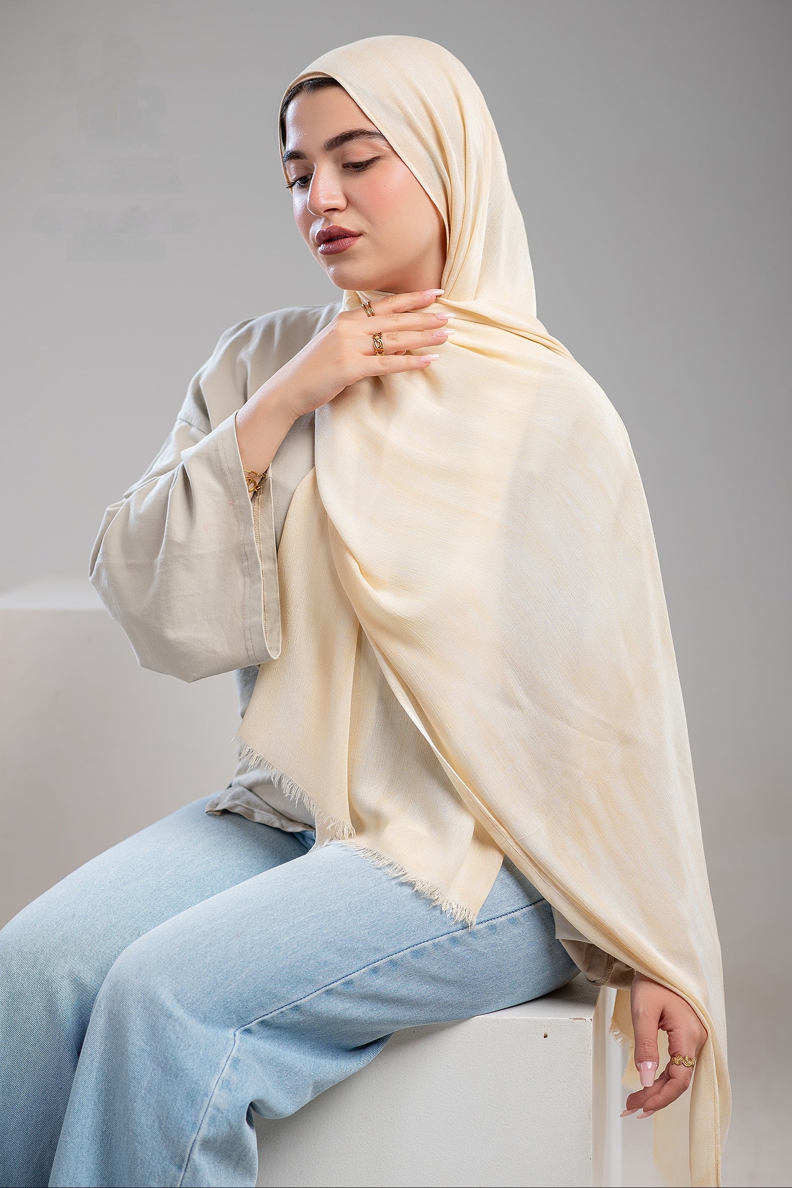 Cotton Plain Scarf - Thailand
