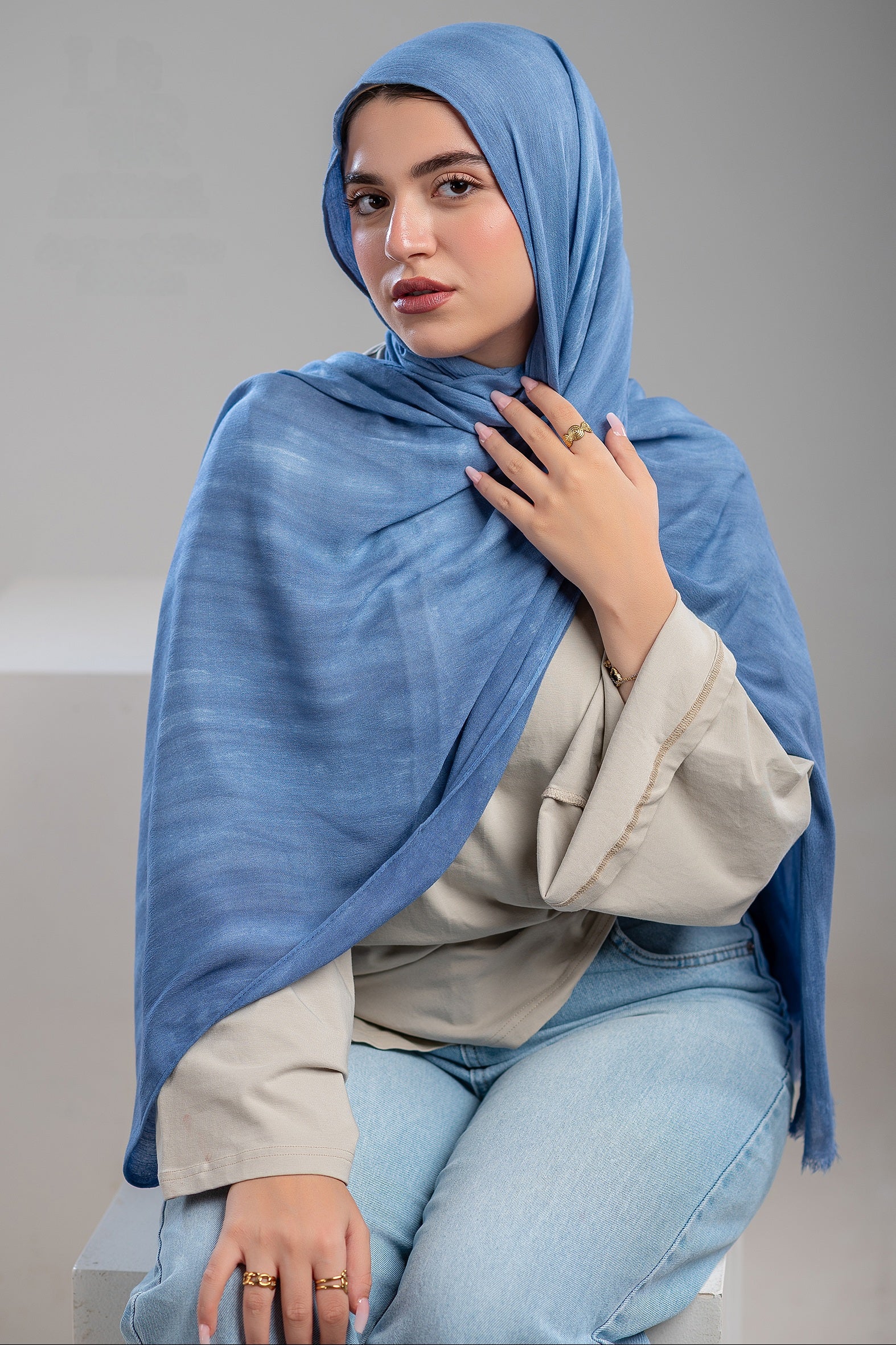 Cotton Plain Scarf - Thailand