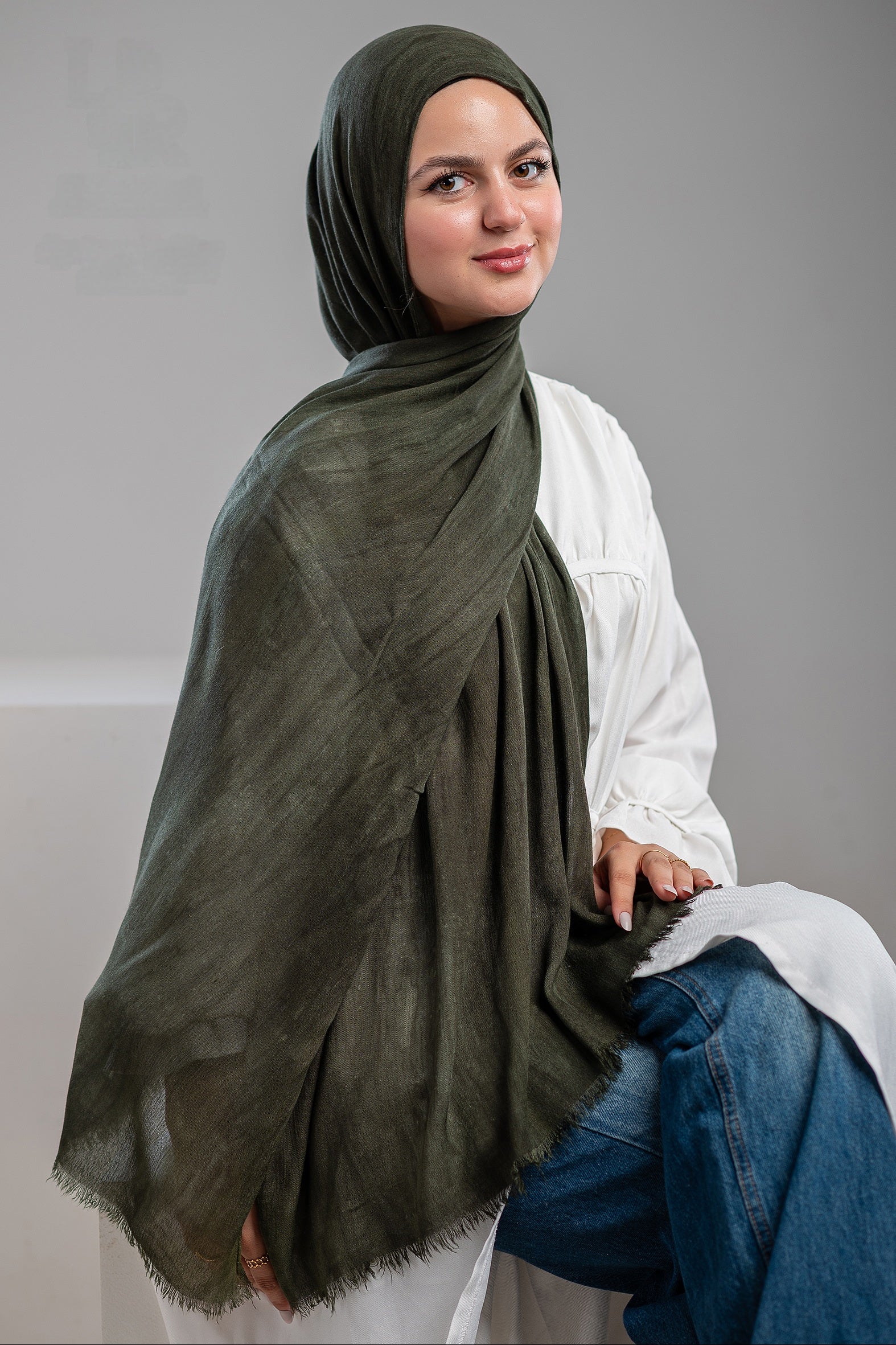 Cotton Plain Scarf - Thailand