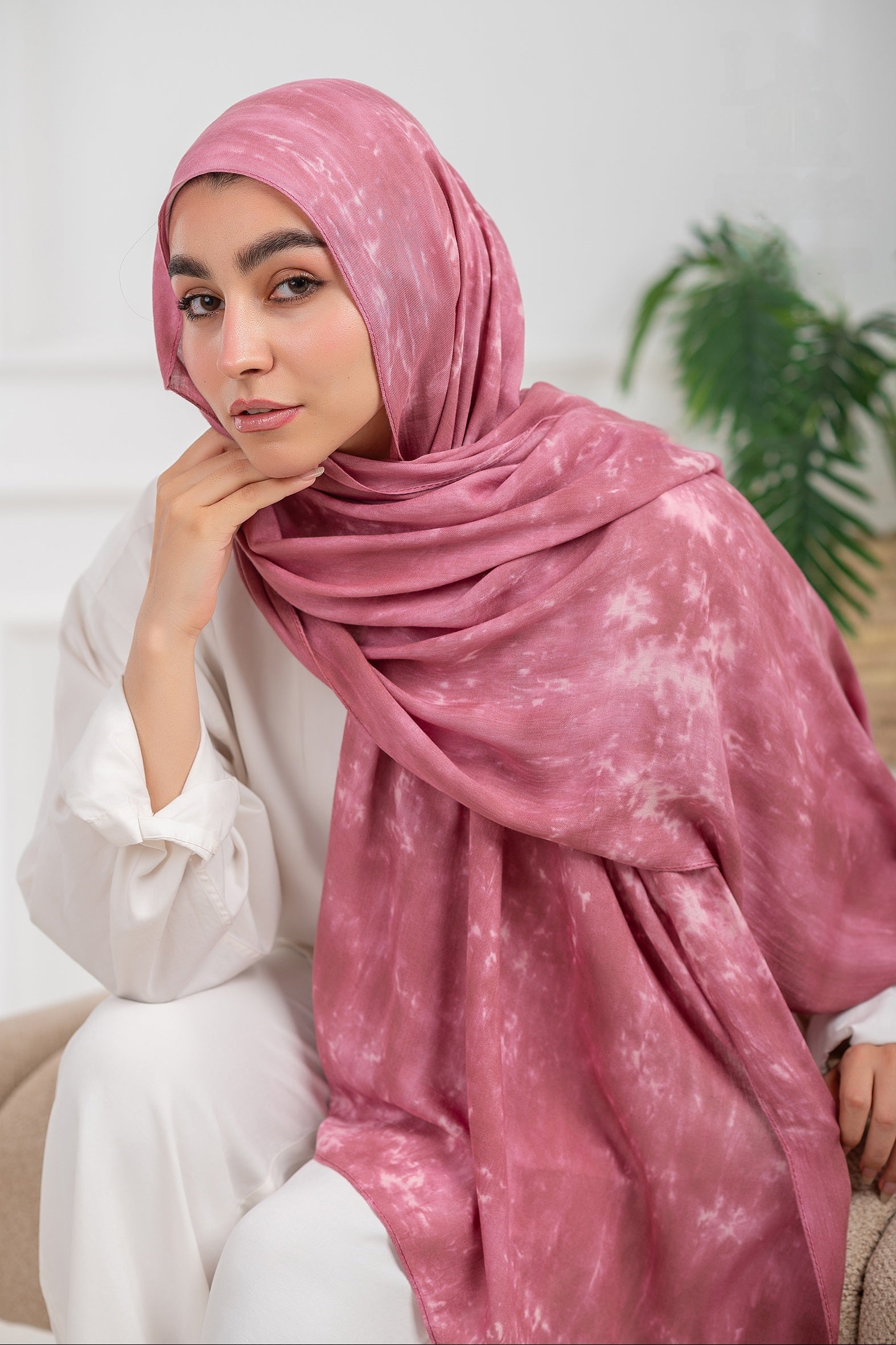 Tie-dye Cotton Scarf